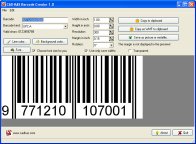 Barcode Creator screenshot