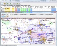 Screenshot vom Programm: VFR Flugplanung