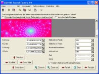 Screenshot vom Programm: Fractal Factory