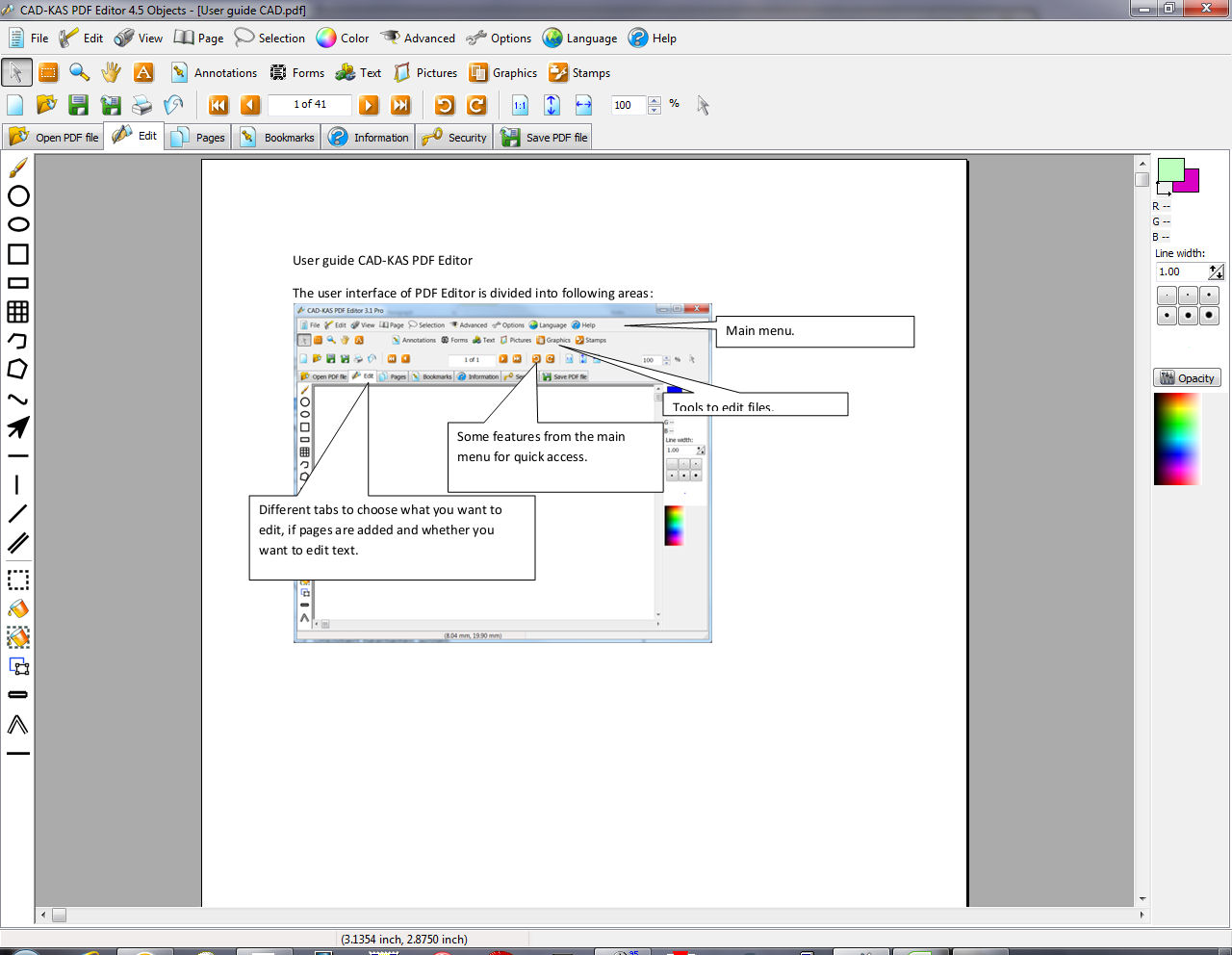 CAD KAS PDF Editor 3.2
