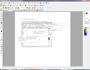 PDF Editor screenshot