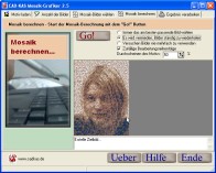 Screenshot vom Programm: Mosaik-Grafiker