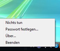 Screenshot vom Programm: Pause Taste