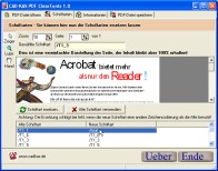 Screenshot vom Programm: PDF ClearFonts