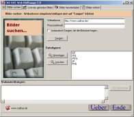Screenshot vom Programm: Web BildSauger