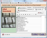 Screenshot vom Programm: Serien-Mails