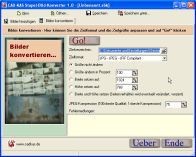 Screenshot vom Programm: Stapel-Bild-Konverter