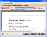 Screenshot vom Programm: Word 2 PDF