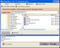 Screenshot vom Programm: Word 2 TXT