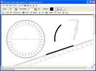Screenshot vom Programm: Zirkel und Lineal