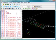 Schermata di CNC Backplot Editor 1.0