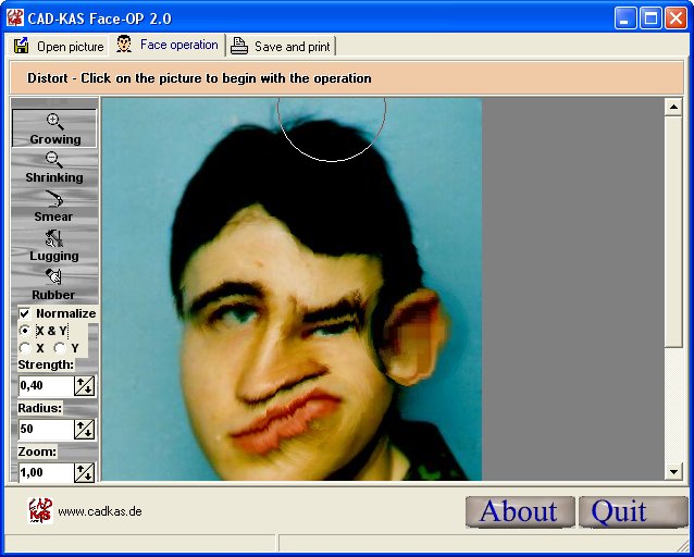 Face op - funny photo effects