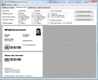 Screenshot von Mitgliedsausweis-Drucker 1.0.