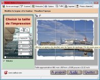 Le screenshot du logiciel Poster-Atelier d'impression 4.5