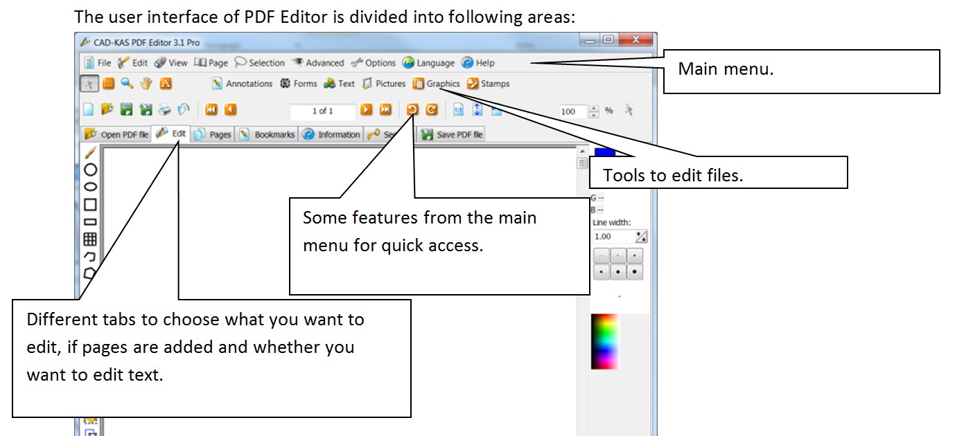 PDF Editor help