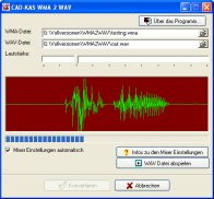 Screenshot von WMA zu WAV 1.0 - Kopierschutz umgehen.